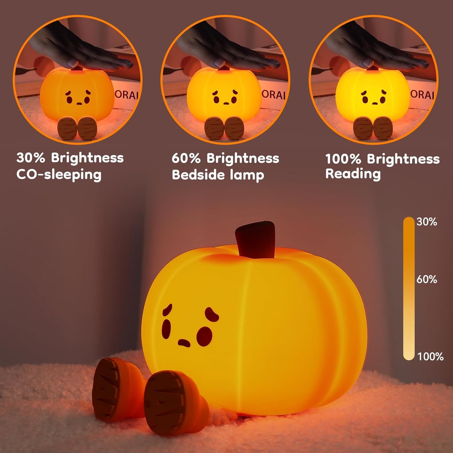 Charming Pumpkin Glow Light