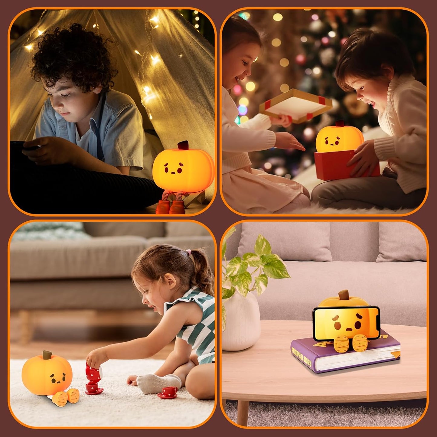 Charming Pumpkin Glow Light
